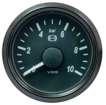 VDO SingleViu Brake Pressure Gauge 10bar